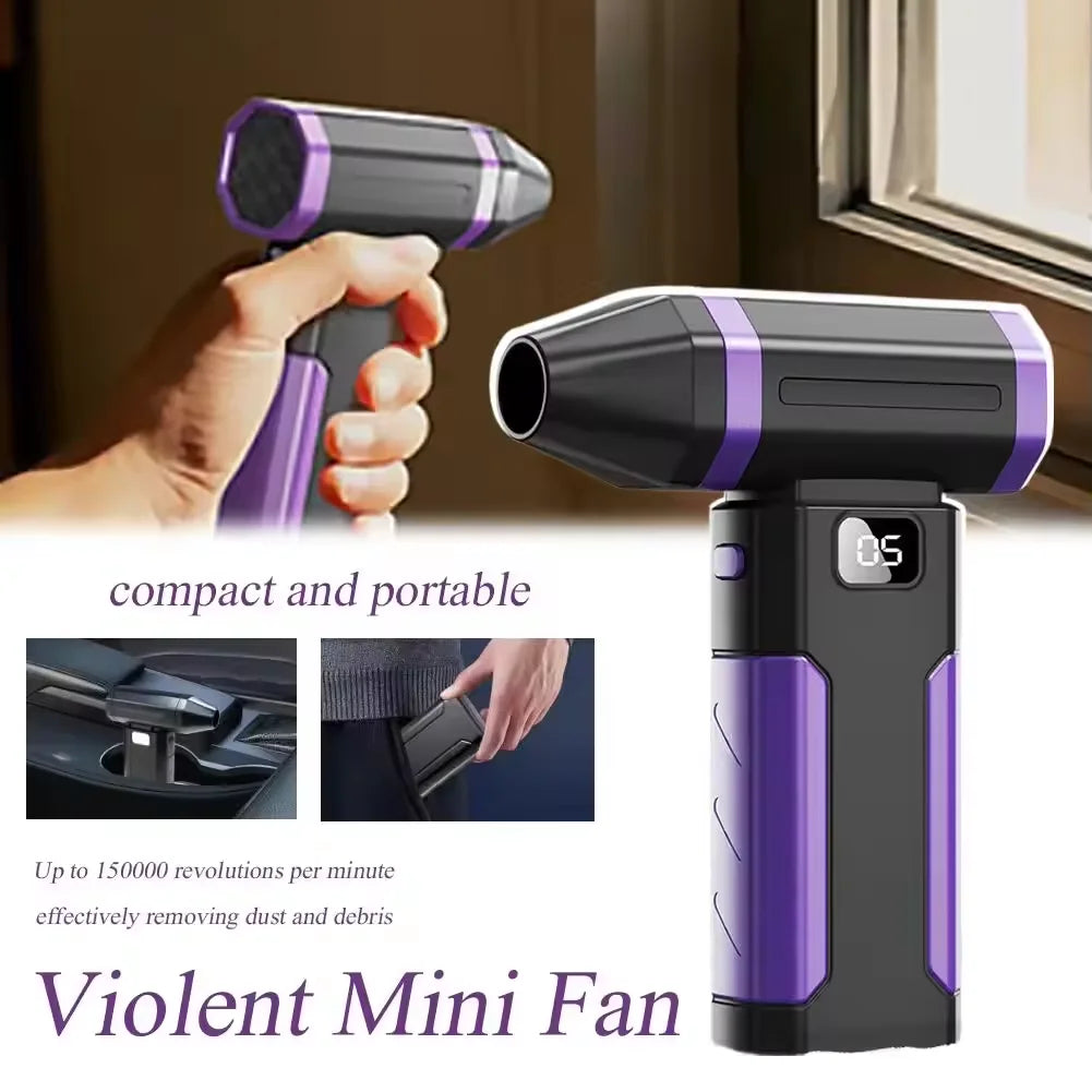 160000 RPM Electric Air Duster Cordless Blower for Car Keyboard PC Home Cleaning