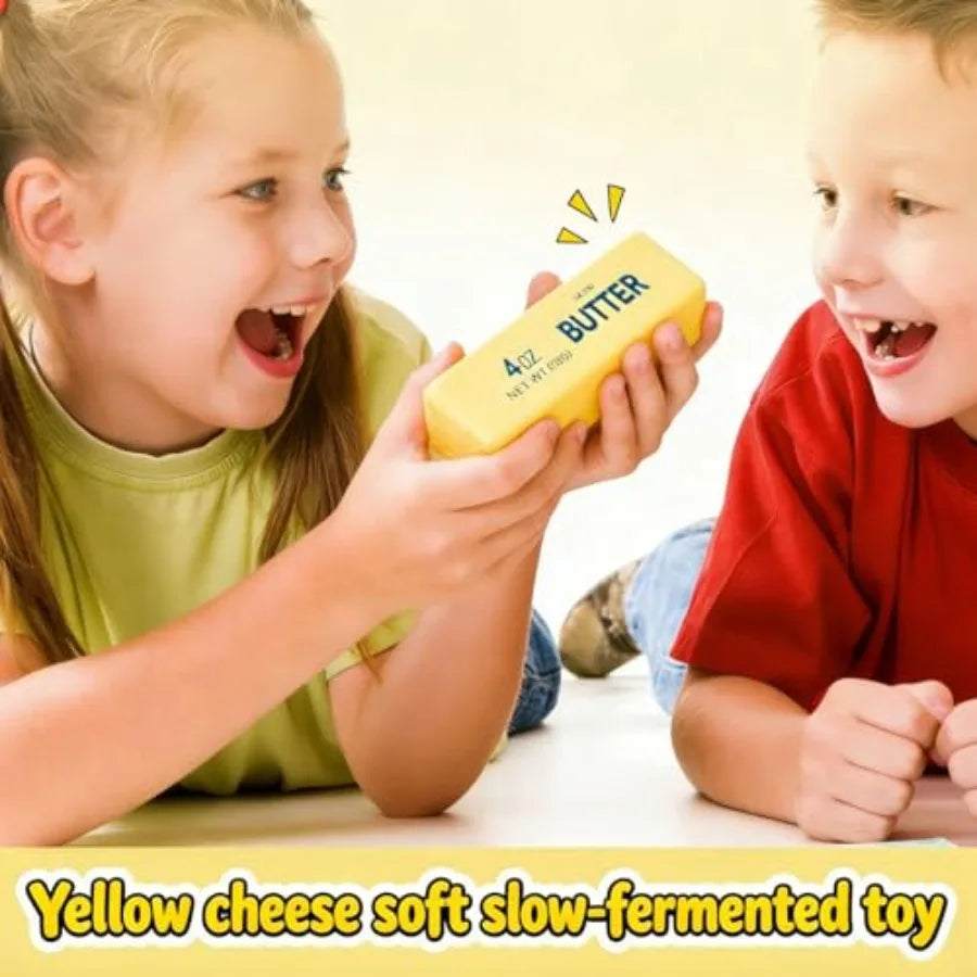 New product tasting price Slow Rebound Cute Butter Squeeze Stress Balls, 2026 New Realistic Soft Butter Stick Fidget Toy, Slow