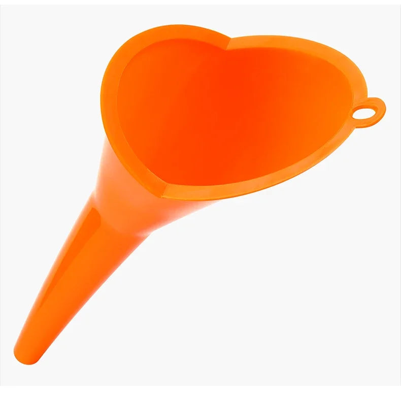 Car Long Stem Funnel Gasoline Oil Fuel Filling Tool Anti-splash Plastic Funnel Motorcycle Refueling Tools Auto Accessories