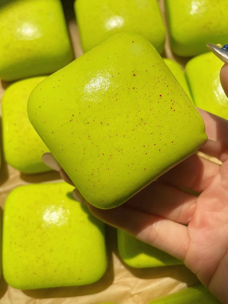 Squishy Simulated Square Bread Squeeze Toy Slow Rising Small Toast Stress Relief Sensory Fidget Toys For Anxiety Adhd Adults