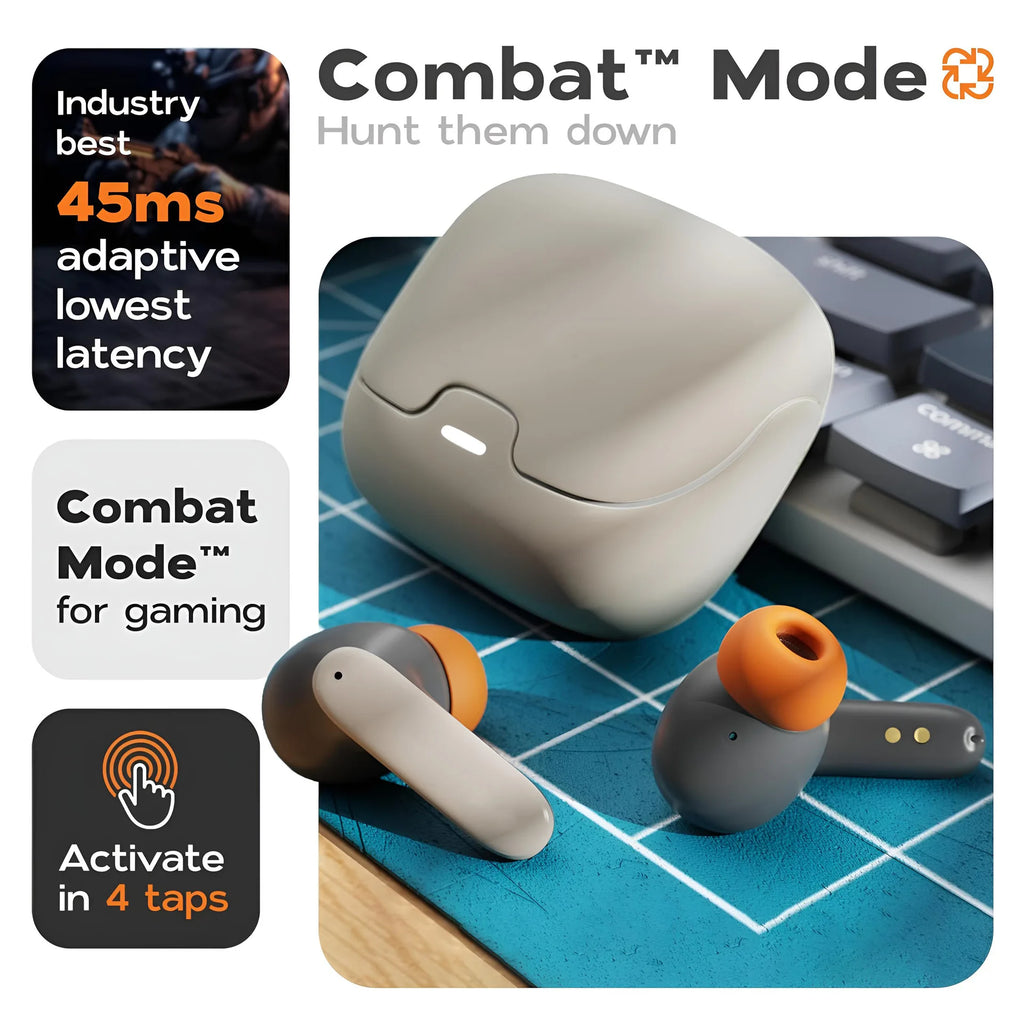 TWS Wireless Earphones Bluetooth 5.4 – ENC Noise Cancelling, Ultra-Low Latency, Waterproof (Sivir)
