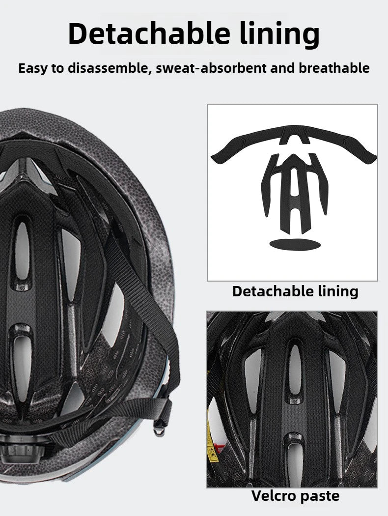 Ultralight Cycling Helmet Integrally-molded Men Women Racing Helmet 52-62cm 22 Hole Cycling Safety Cap MTB Road Bike Accessories