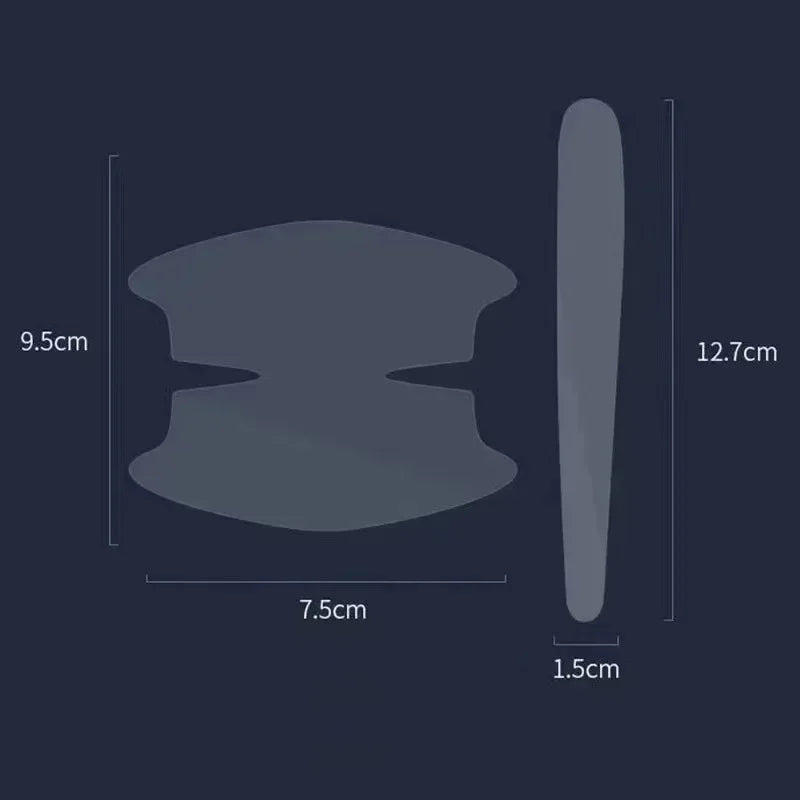 8pcs/set of Door Handle Stickers, Scratch-resistant Handles, Bowl Stickers, Decorative Films, Car Protective Equipment