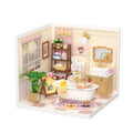 Robotime DIY Miniature Dollhouse Kit Supply Store with LED Lights Birthday Gift Adults Teens