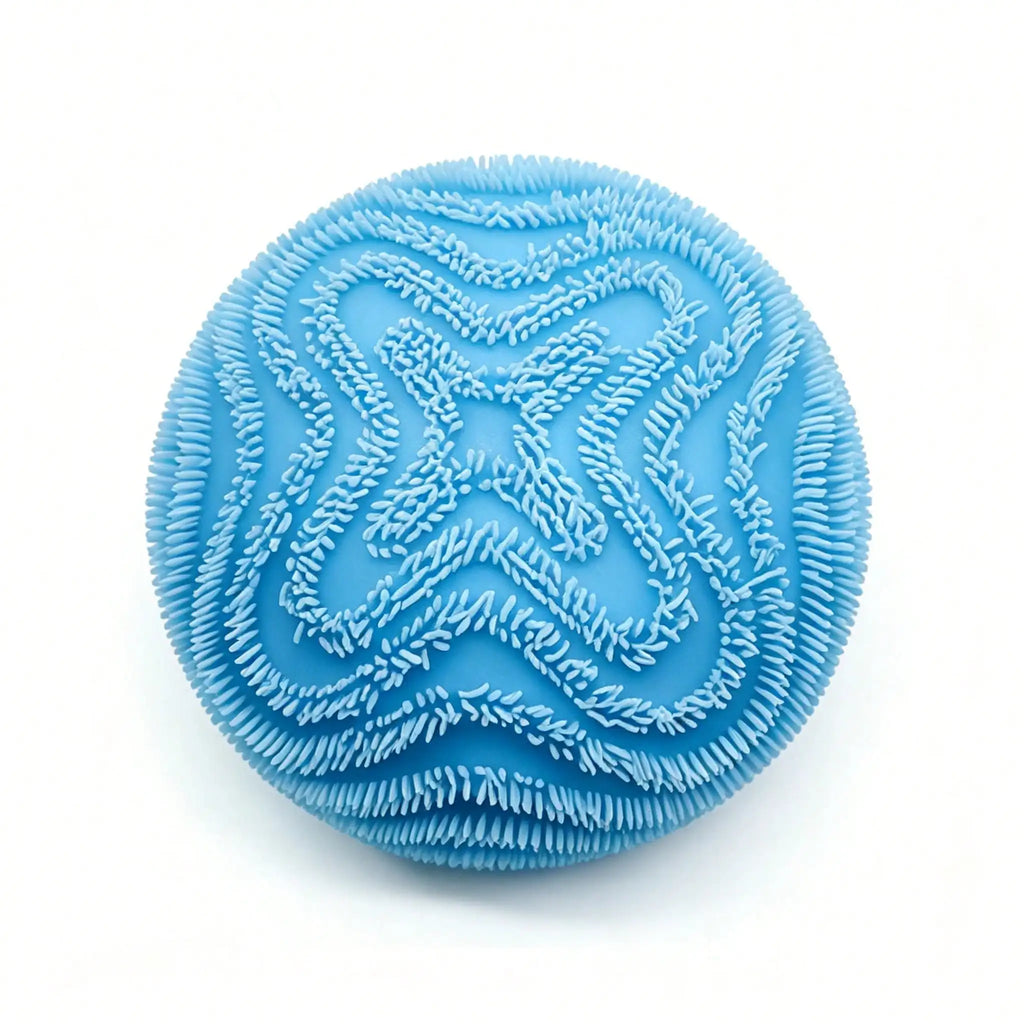 Fuzz Ball Sensory Squeeze Toy NeeDoh Sensory Squeeze Toy Wonder Waves Textured Stress Relief Fidget Ball