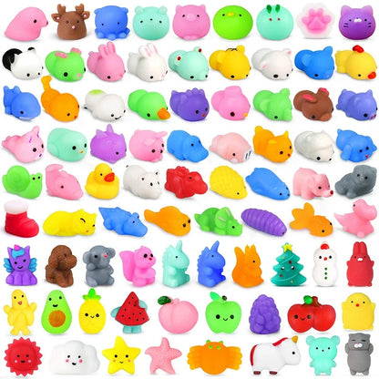 5–50 PCS Party Favors Mini Mochi Squishy Squeeze Toys, Random Assortment