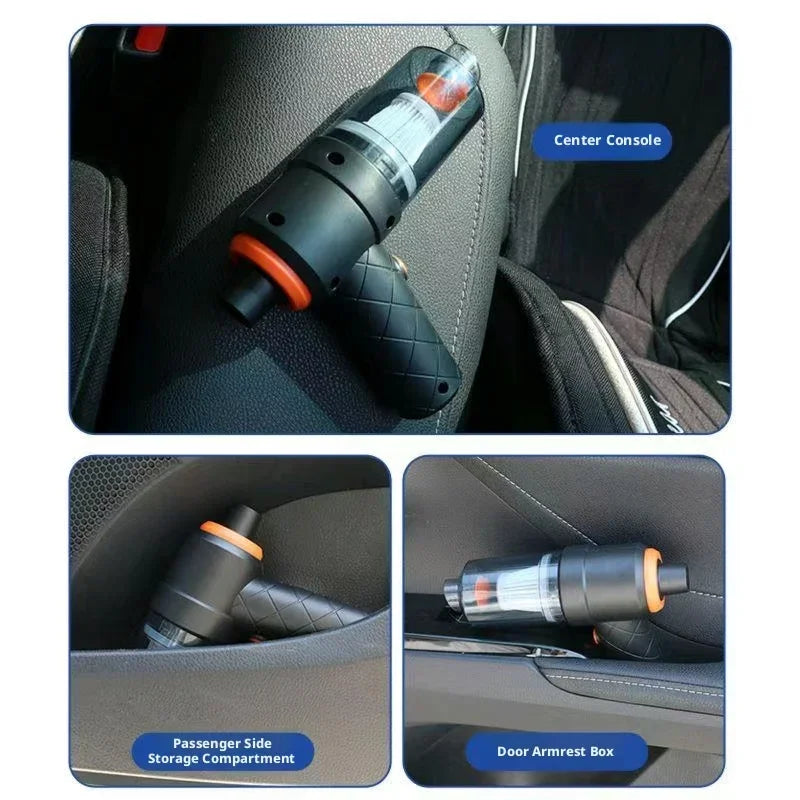 2-in-1 Cordless Car Vacuum & Air Duster Portable Rechargeable for Car & Home