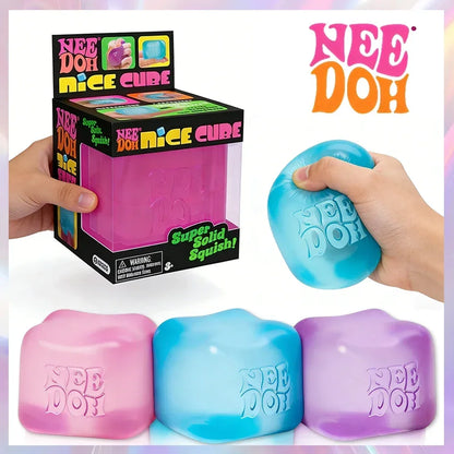 Nee Doh Nice Cube Super Solid Squish 16 Options Brand New/Factory Sealed Stress Toy