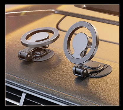 Metal Magnetic Car Phone Holder for MagSafe 360° Foldable Dashboard Mount