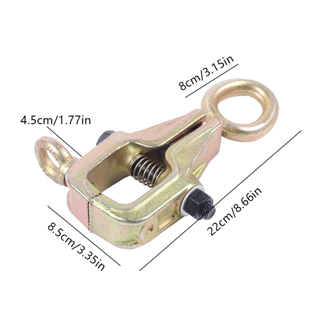 5 Ton 2 Way Auto Body Repair Pull Clamp Frame Back Dent Puller Self-Tightening