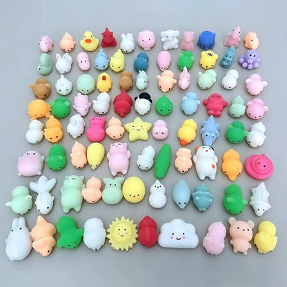 5–50 PCS Party Favors Mini Mochi Squishy Squeeze Toys, Random Assortment