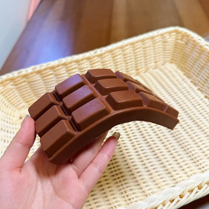 Chocolate Bar Squishy Toy, Slow-Rising Stress Relief Fidget, 1 or 3 Pack
