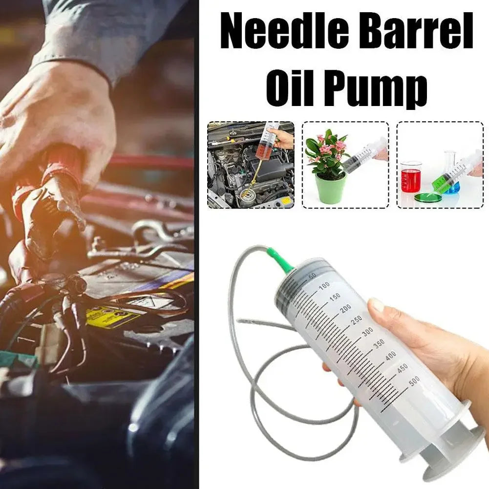 550ml Large Capacity Syringe Oil Pump Car Oil Fluid Extractor With Hose Manual Vacuum Syringe Suction Pump Extractor.,';/pi