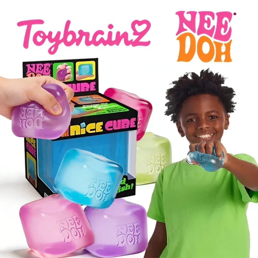 2026 Hot Schylling Needoh Nice Cube Stress Relief Sensory Toy for ADHD Focus and Anxiety Unisex Fidget Tool Soft Squishy Desk