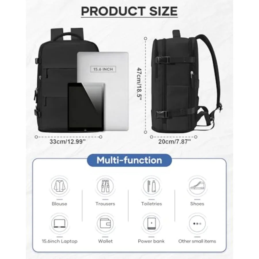 Vacuum Backpack Travel with Pumpvacuum Compression Travel Backpack Personal Item Travel Backpack with Vacuum System Large Car