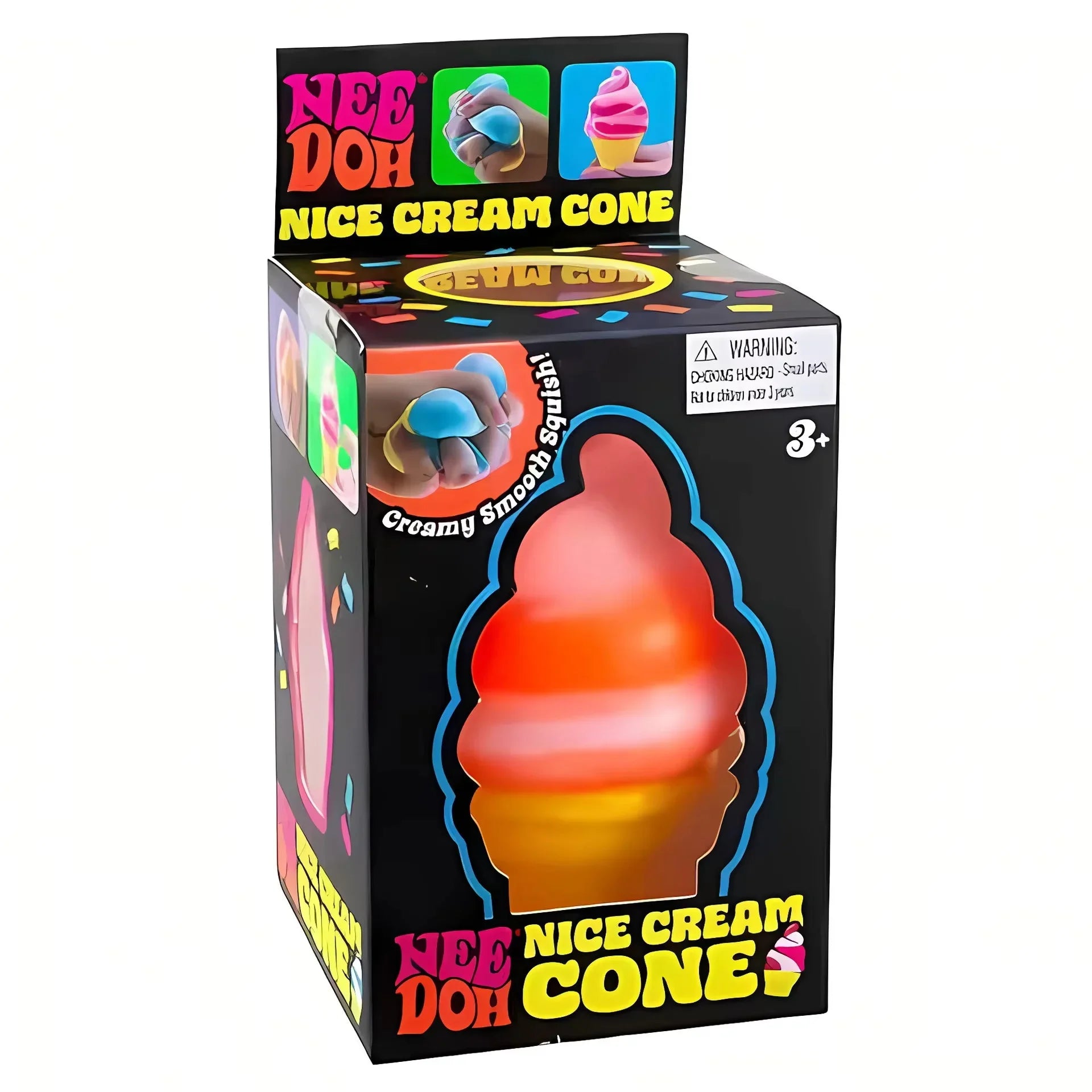 Schylling Needoh pizza Sensory Fidget Cube Stress Relief Squishy Cube Anti-Anxiety Squeeze Toy For Focus ADHD Population