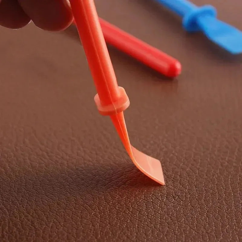 8-20pcs Glue Spreaders,Polypropylene Glue Smear Sticks Applicator, Painting Scrapers For Handmade DIY Art Leather Craft Tool