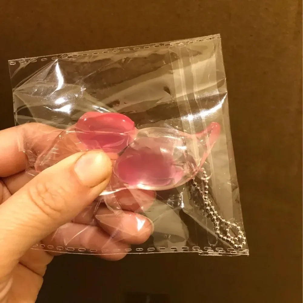 New Cute Simulation Bean Squeeze Toys Children Decompression Toys Keychain Pendant Pinch Music Fidget Toys squishy Toy Kids Toy
