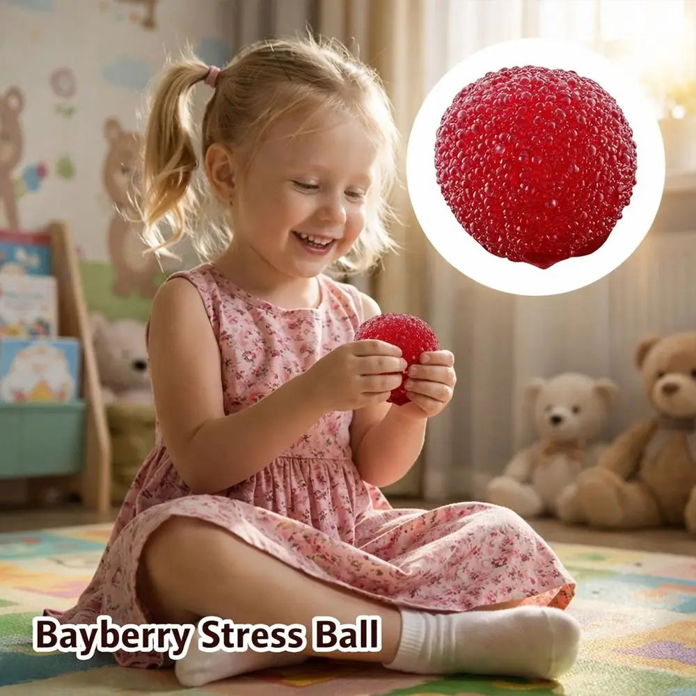 Soft Slow Rising Lychee Squishy Toy, Portable Stress Relief Ball, Anxiety Fidget for Desk Decor, Calming Gift for Adults Kids