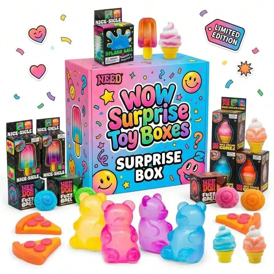 Squishy Blind Boxes, 100+ Styles Food-Themed Squishy Toys, Cute Donut, Cheese & Bread Slow Rebound Squeeze Toys, Mystery Stress Relief Toys, Party Gifts