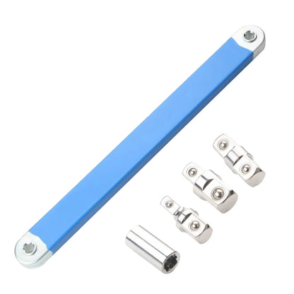 Universal Ratcheting Wrench Extension Bar Adjustable Double Head  Extra Long Heavy Duty Tool For Mechanics And Car Repair