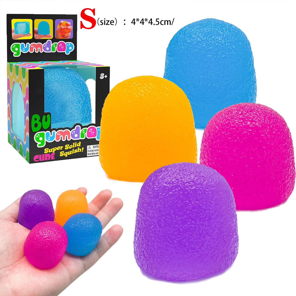 Maltose Stress Balls Fidget Toys Slow Rebound Stress Relief Squishy Toys Soft Hand Exercise Pinching Squeeze Toy for Kids Adult