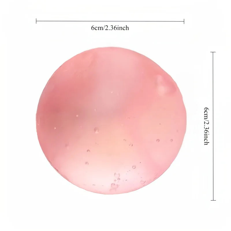 Pink & Blue Maltose Squishy Toys – Soft Transparent Slow Rebound Sensory Decompression Toy