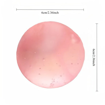 Pink & Blue Maltose Squishy Toys – Soft Transparent Slow Rebound Sensory Decompression Toy