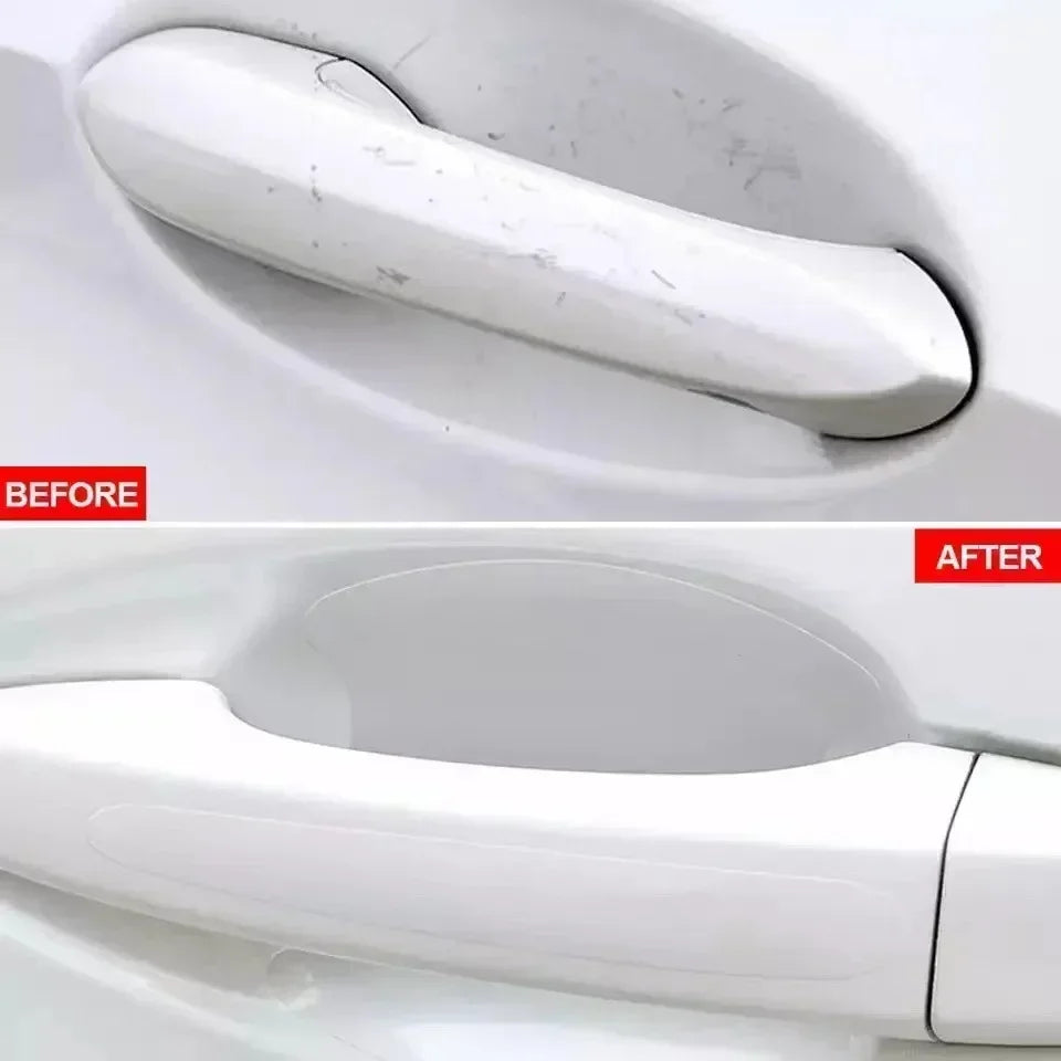 8pcs/set of Door Handle Stickers, Scratch-resistant Handles, Bowl Stickers, Decorative Films, Car Protective Equipment