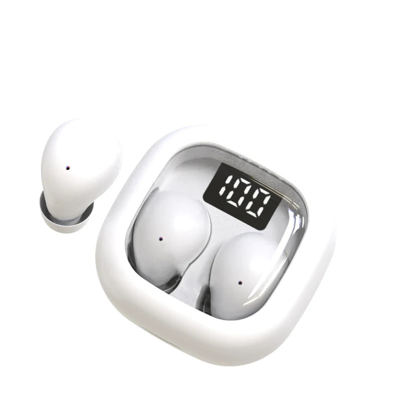 SHUKE SK19 Mini Invisible Earbuds Bluetooth 5.3 – Sleep & Sport, IPX5 Waterproof, 480H Standby