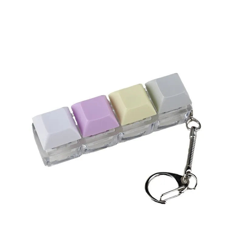 Mini Keyboard Switch Tester, Fidget Toy. 9x3x2cm, Colorful Keys, Portable, for Kids & Adults, Stress Relief