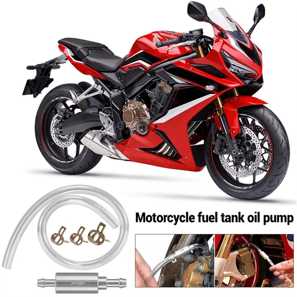 2Pcs Car Clutch Brake Bleeder Hose Hydraulic Clutch One Way Valve Tube Bleeding Tool Replacement Adapter Kit Auto Accessories