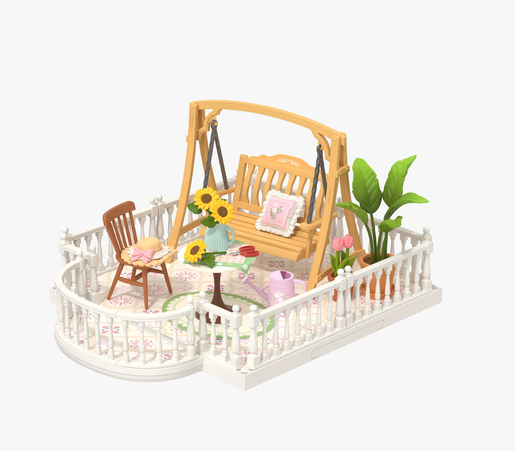 Robotime Rolife 3D Puzzle Lovely Pink Bedroom DIY Miniature House Kit Building Blocks Gift Girls Kids