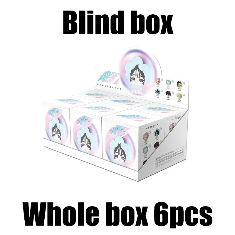6PCS Blind Box Alien Stage Free Stage Series TILL Two-dimensional Animation Peripherals Collection Model Doll Surprise Gifts Toy