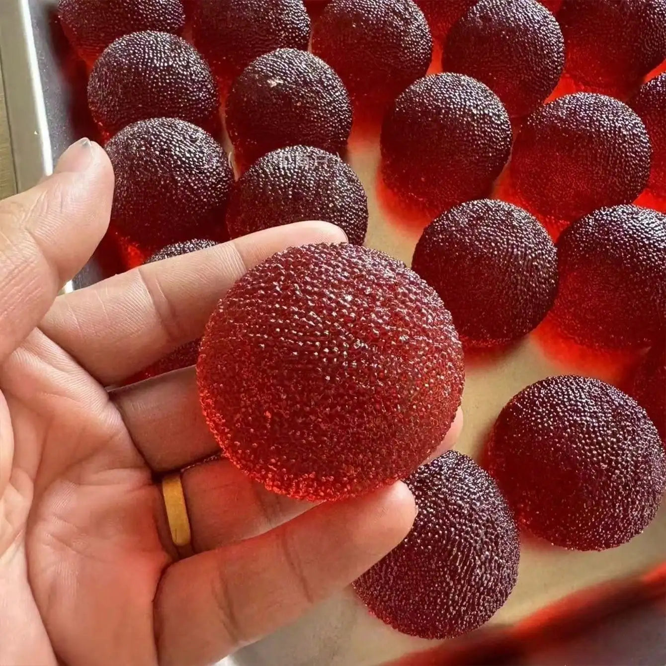 Adult Lychee Mochi Squishy Stress Relief Toy, Soft Tactile Squeeze Fidget Hand Toy, Portable Desk Decor for Office & Home, Perfect Party Favor Birthday Holiday Anxiety Relief Gift