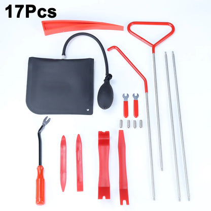 Car Door Lockout Tool Kit Air Wedge Pump 17/25-Piece Auto Emergency Tools