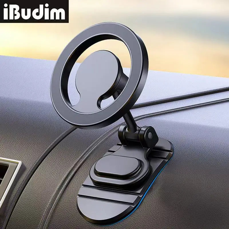 Metal Magnetic Car Phone Holder for MagSafe 360° Foldable Dashboard Mount