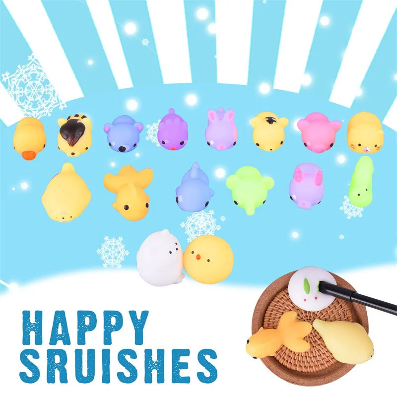 5–50 PCS Party Favors Mini Mochi Squishy Squeeze Toys, Random Assortment