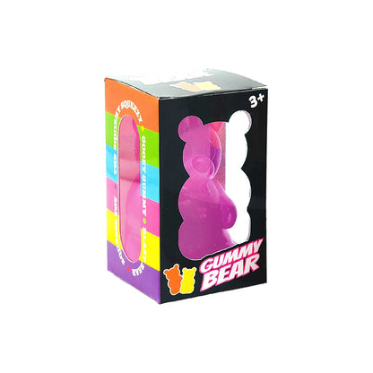 Squishy Cube & Gummy Bear Fidget Toys Slow Rising Sensory Squeeze Box Options