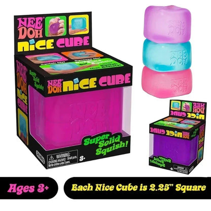 Nee Doh Nice Cube Super Solid Squish 16 Options Brand New/Factory Sealed Stress Toy