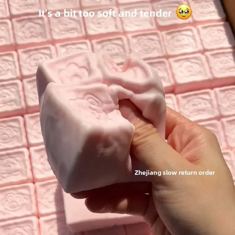 Moist Strawberry Milk Chocolate Cake Bread Squishy Toys Slow Rising Fidget Toy Sensory for Stress Relief Squeeze for Kids Adults