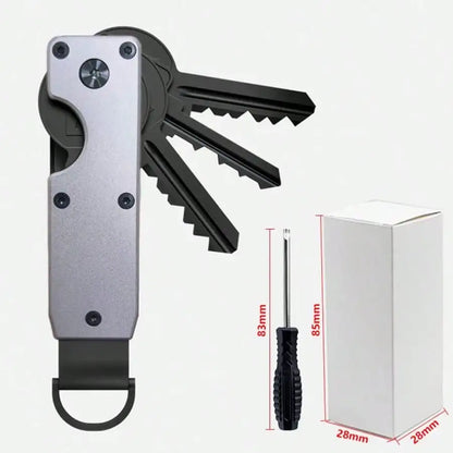 Metal Keychain, Aluminum Alloy Key Organizer, Best Gift For Men And Women