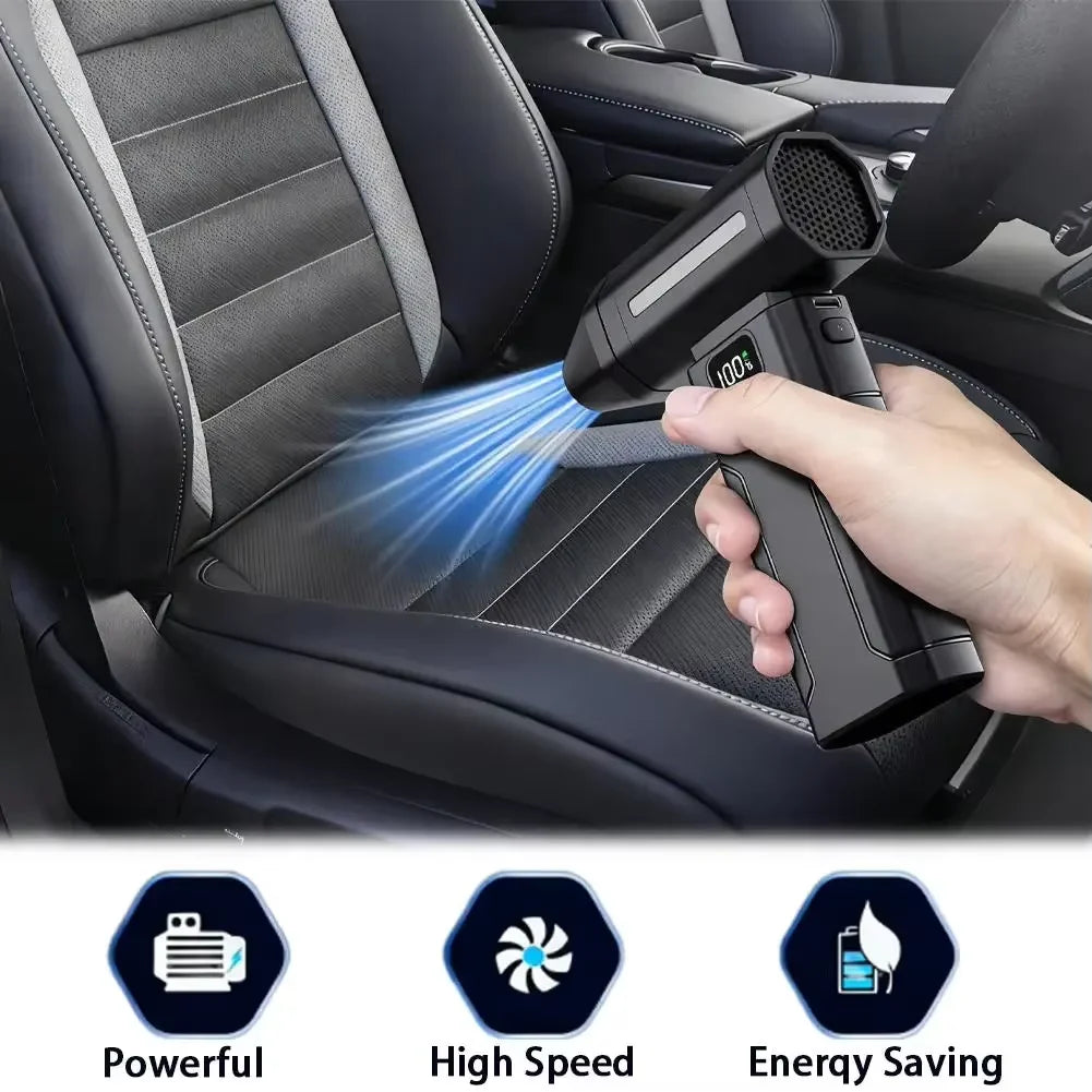 160000 RPM Electric Air Duster Cordless Blower for Car Keyboard PC Home Cleaning
