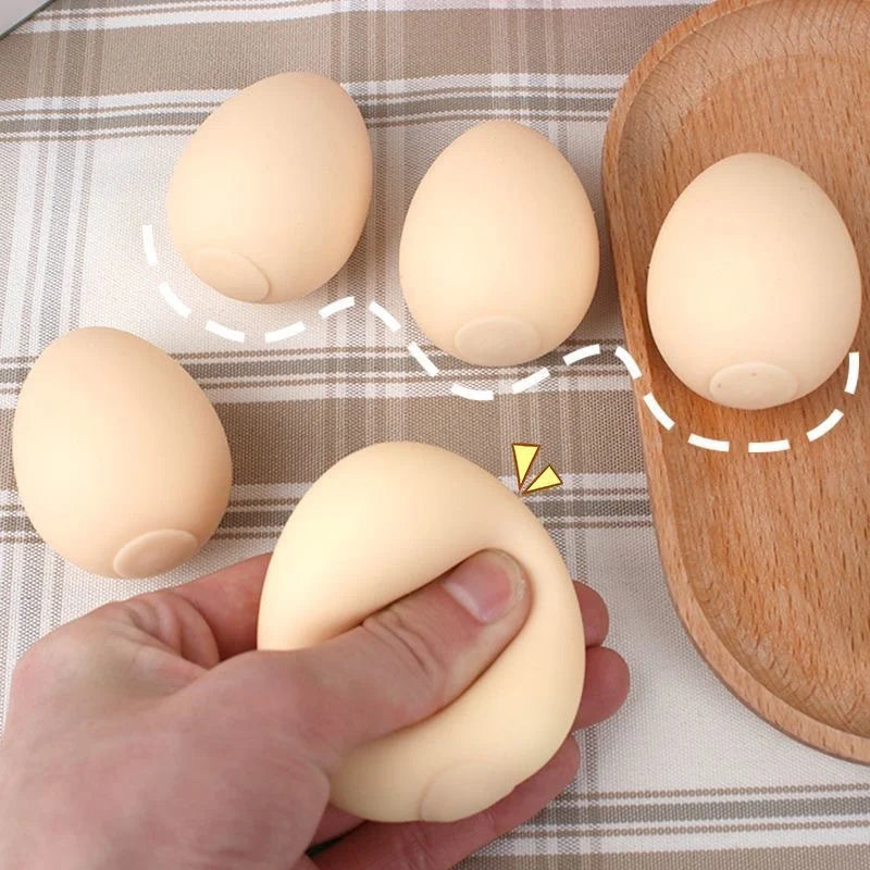 Stress Relief Squeezing Eggs for Kids Anti-Stress Balls Alleviate Tension Anxiety and Improve Focus ADHD Sensory Toys Gift