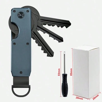 Metal Keychain, Aluminum Alloy Key Organizer, Best Gift For Men And Women
