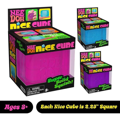 Nee Doh Nice Cube Super Solid Squish 16 Options Brand New/Factory Sealed Stress Toy