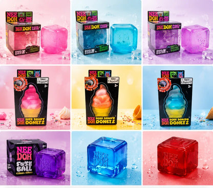 100+Pcs Squishy Blind Box Toys Assorted Slow Rebound Fidget Toy Set Stress Relief Sensory Toys Axolotl Gift for Kids Party