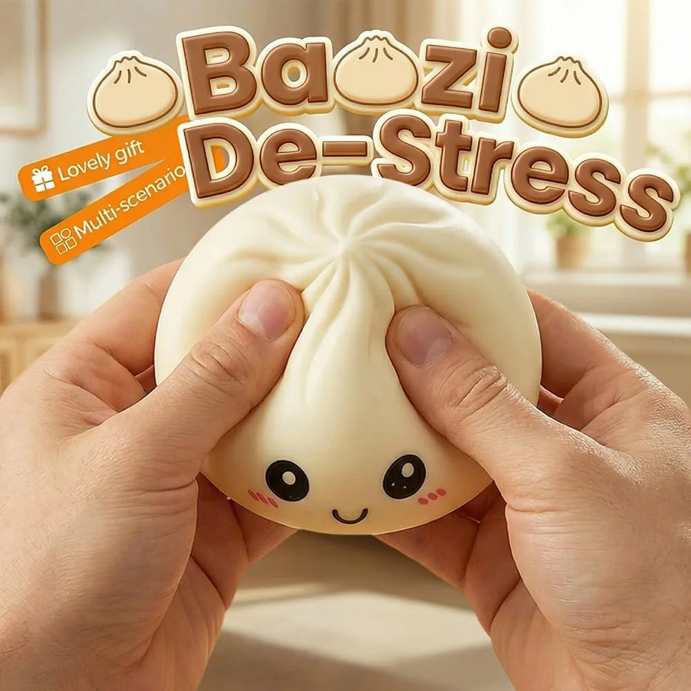 Dumpling Squishies Toy, Dumpling Squishy Mystery Box, Giant Squishies Stress Relief Toy, Super Soft Slow Rising Fidget Sensory Toys for Easter Basket Stuffers, Parties, Classroom Prizes Adults Kids.