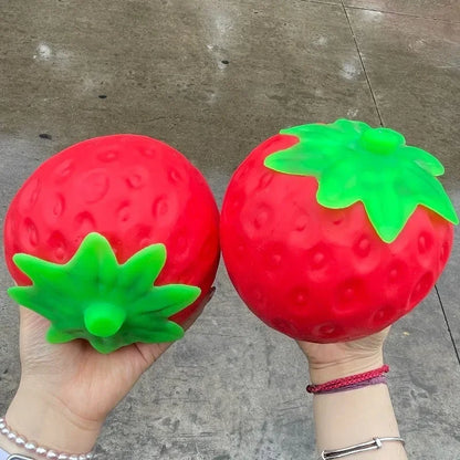 Super Jumbo Strawberry Squishy Toy Slow Rising Simulated Strawberry Antistress Anti-Anxiety Fidget Toy for Adults Friends Gifts
