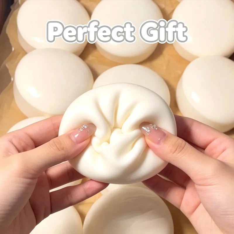 Squeeze Toys Milk Cake Squeeze Taba Soft Toy, Cute Milky White Squeeze Toy, Finger Toy, Stress Relief Toy, Soft Girl Birthday Gift Toy